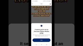 Ganito Lang Pala Ayusin ang ‘Not an OFW’ Error! 😳 (Step-by-Step) #OFW #eGovPH #OFWProblems