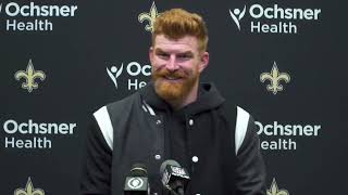Andy Dalton on offensive weapons in win | Saints vs Falcons 2022 Week 15 Postgame Interview