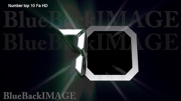 Countdown Numbers Digits timer count 10 intro leader trailer Number top 10 Fa HD