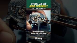 생각보다 근본 있는 의외의 시계 브랜드?