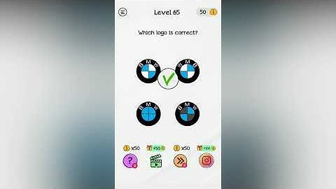 Braindom Level 65 Which logo is correct?
