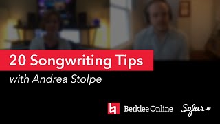 Songwriting Tips to End Writer’s Block for Songwriters | Andrea Stolpe | SoFar Sounds