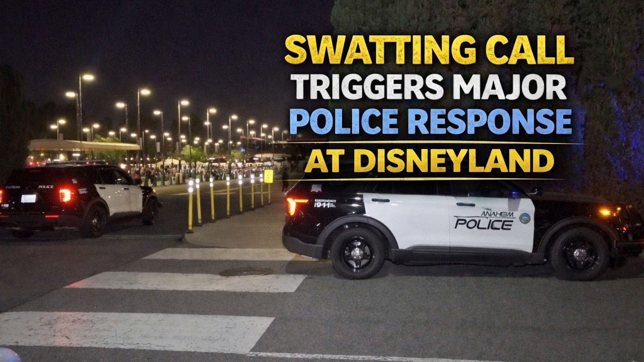 Swatting Call Triggers Major Police Response at Disneyland - YouTube