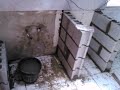Preparando una cocina en cemento