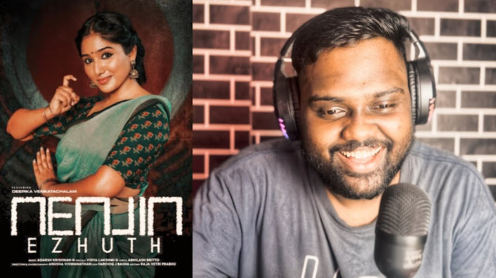 Nenjin Ezhuth Official Music Video | React | DeepikaVenkatachalam |Adarsh Krishnan N|Vidya Lakshmi G