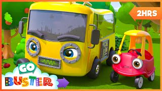 Buster Stands Up Against the Mean Robot | Go Buster | Moonbug Kids - Cartoons & Toys