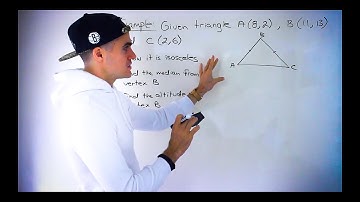 Grade 10 Math (Ontario) - Altitude and Median of Isosceles Triangle Coincide