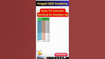 Flip Vertical to Horizontal in Seconds!: The Ultimate Excel Transpose Hack