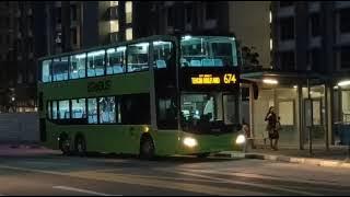 (TTS) SG6232X On Service 674 At Bus Stop 40449