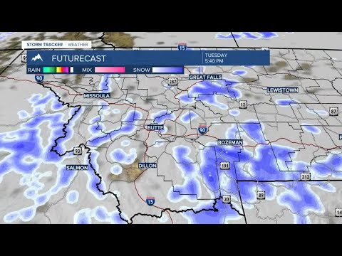 Scattered snow this week with Arctic air by the weekend - YouTube