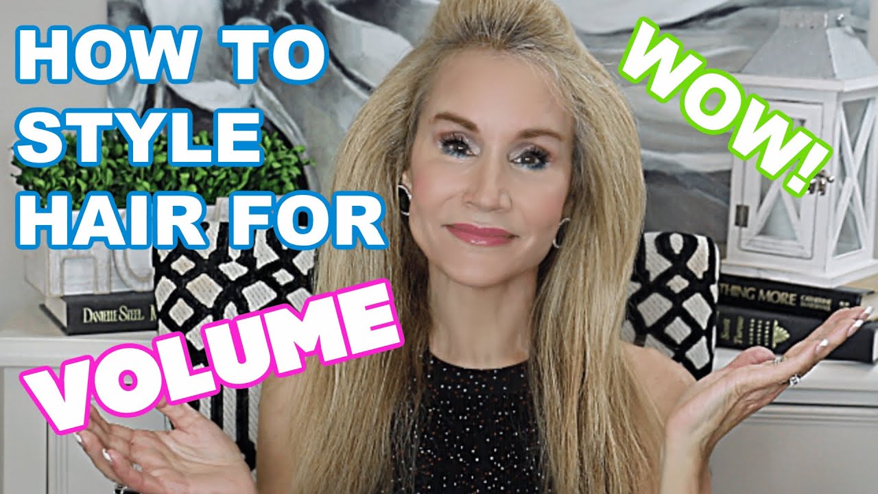 HOW TO FLAT IRON HAIR WITH VOLUME