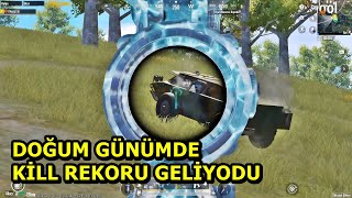 DOĞUM GÜNÜMDE KIIL REKORU GELİYORDU ! SOLO SQUAD PUBG MOBİLE