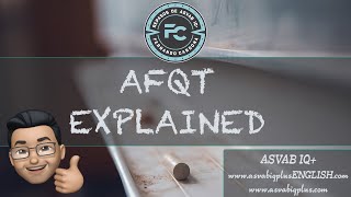 AFQT Explained