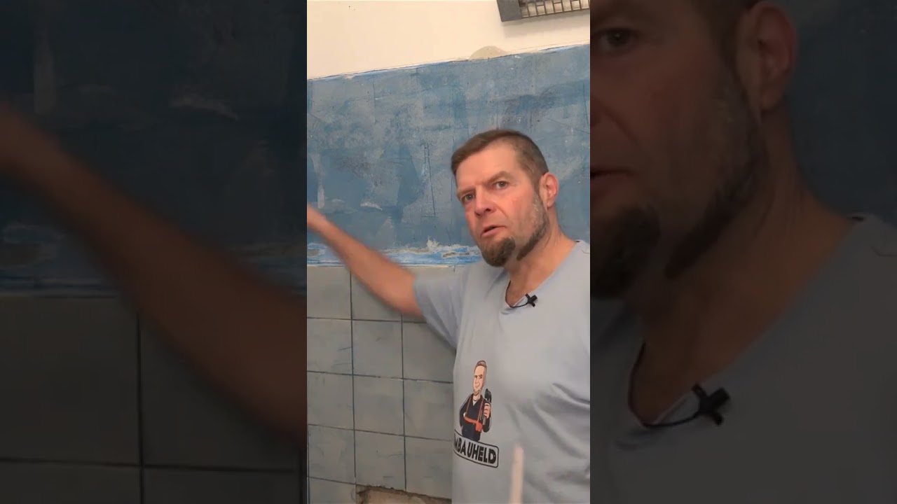 Leveling the wall / Do-it-yourself bathroom renovation ▶️ CHECKLIST bathroom renovation in the de...