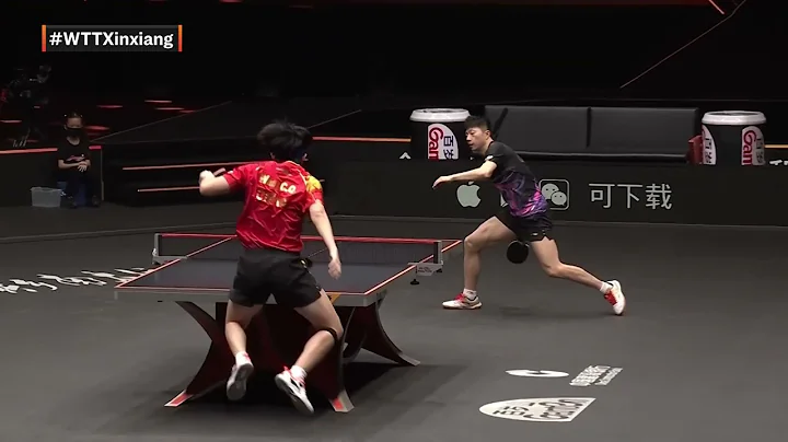 MA Long vs WANG Chuqin Slow Motion Finals Xinxiang 2022