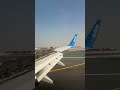 Boeing 737 FlyDubai landing in Dubai