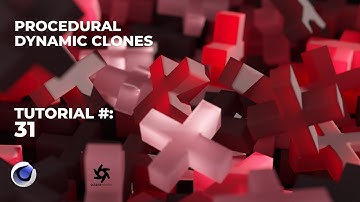 Procedural Dynamic Clones - Cinema 4D & Octane Tutorial