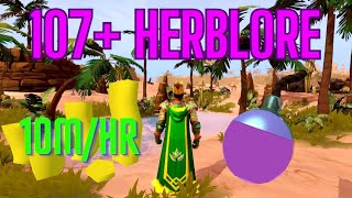 The Best Method to Train Herblore in 2024! Insane Profit for getting Level 120 and beyond!