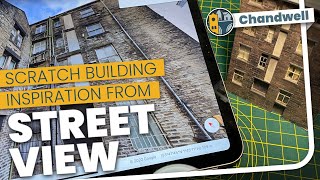 Scratch building from Google Street View - Building Market Street Part 9