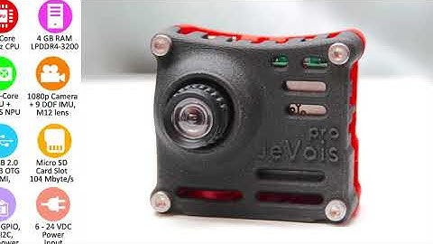 JeVois-Pro Deep Learning Smart Camera - up to 13 TOPS inside