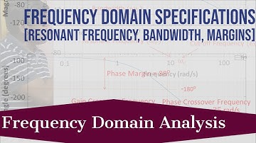 Frequency Domain Specifications | Lecture 3 | Frequency Domain Analysis