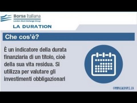 Video: Differenza Tra Durata E Durata Modificata