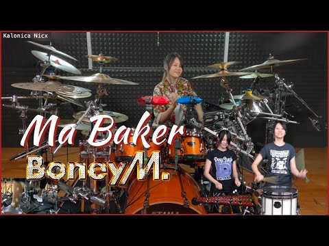 Boney M - Ma Baker - Bobby Farrell | Drum & Percussion cover by Kalonica Nicx