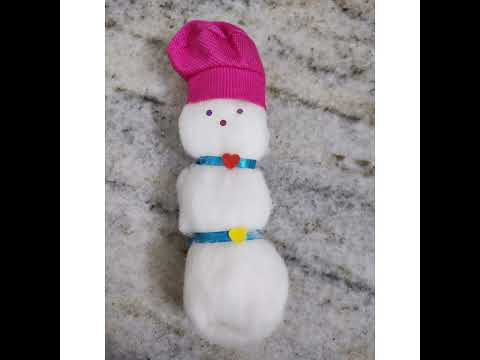Video: Einfacher Feiertag DIY Snowman