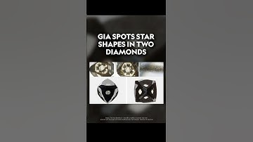 Star shapes found naturally in two diamonds. #diamond #discovery #science #news #rapport #gemstone
