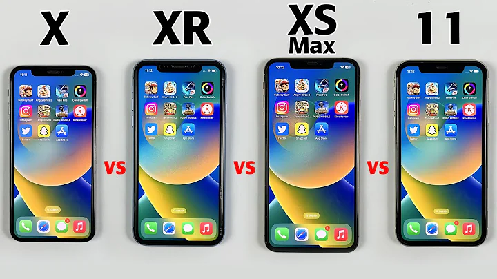 iPhone X vs XR vs XS Max vs iPhone 11 SPEED TEST 2022 🔥| Which is The Fastest ?