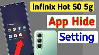How to hide apps in Infinix hot 50 5g/Infinix hot 50 5g me app hide setting kaise kare,app hide screenshot 5