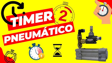 Como controlar o tempo do cilindro pneumático sem equipamento elétrico