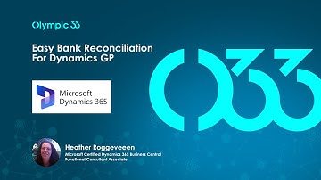 Olympic Easy Bank Reconciliation for Dynamics GP