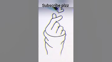 how to draw a hand drawing easy step by step#trendingshorts#trendingvideo#shorts