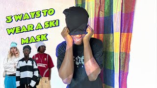 3 ways to style a ski mask