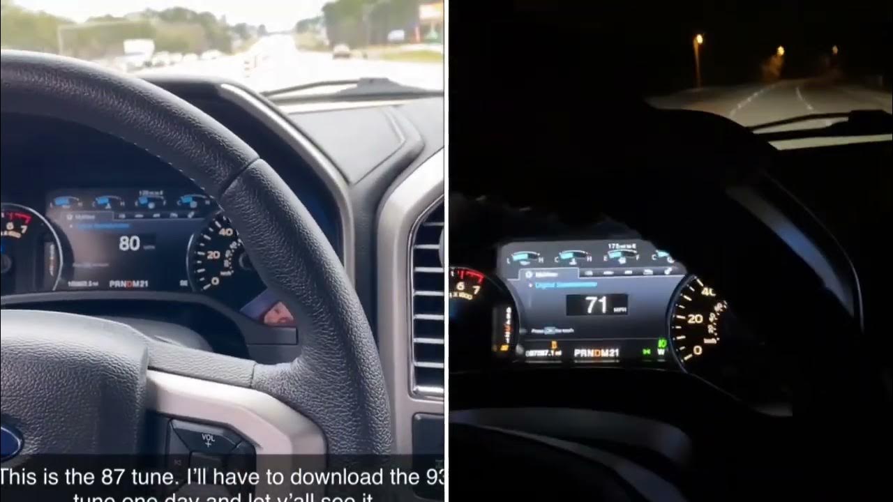 2015 ford f150 5.0 2wd sct tuner test. Stock vs 5 star 87 performances