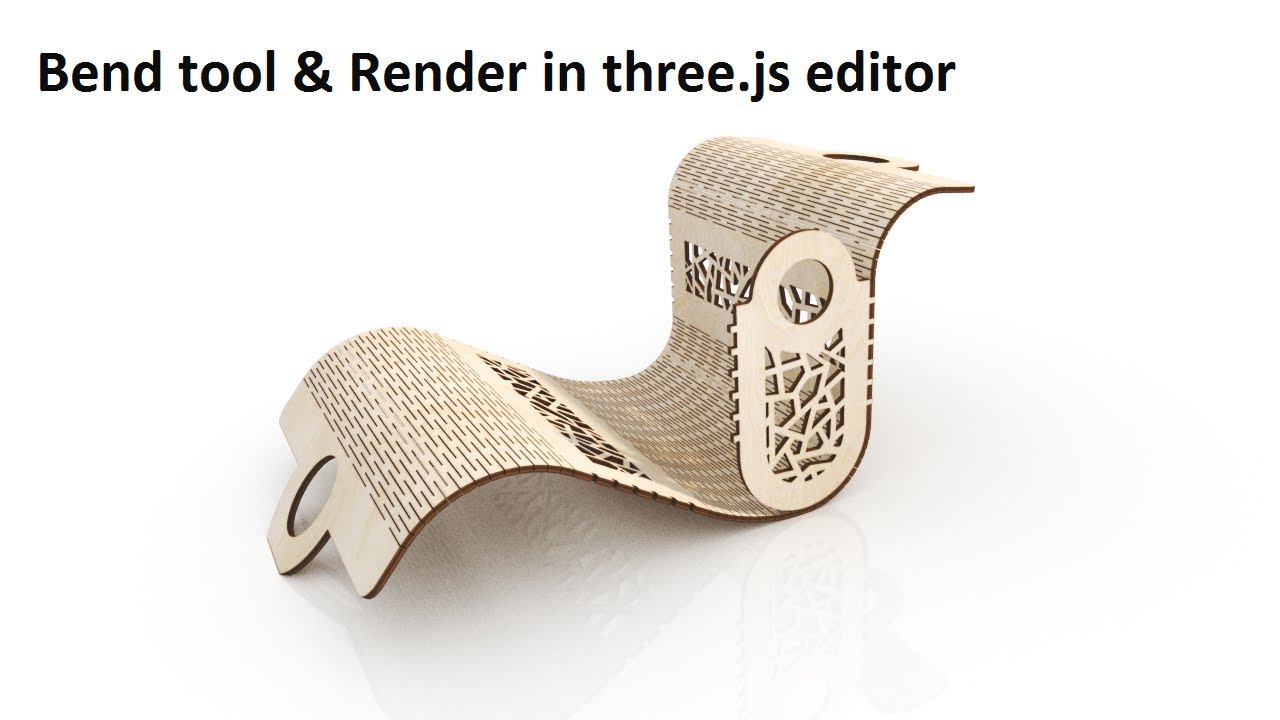 Bending and Rendering laser cut plywood in three.js YouTube