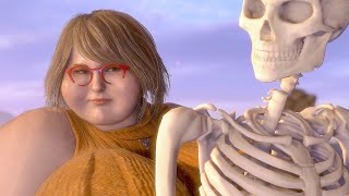 When 500Kg Ashley Ate Leon...