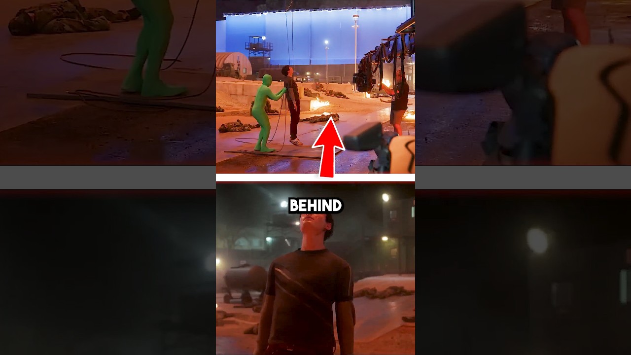 Behind The Stunts Of Stranger Things🤔