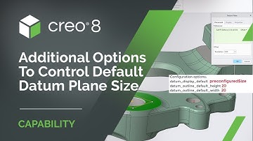 Additional Options To Control Default Datum Plane Size | Creo 8