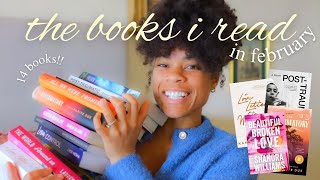 i read 14 books in the month of february… here are my honest thoughts ✨
