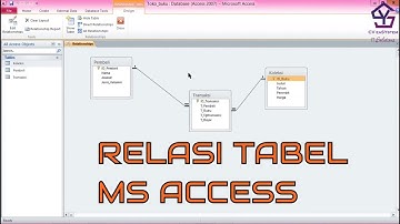 Tutorial Membuat Relationship dan Query Data MS Acces 2010