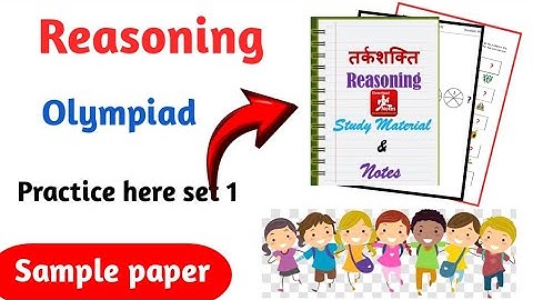 Reasoning practice set || olympiad pre-guide Reasoning for class 4 || 