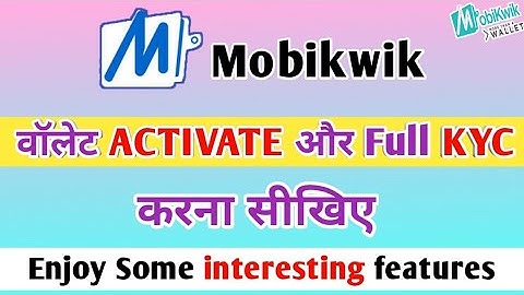 Mobikwik account kaise banaye । mobikwik kyc kaise kare । mobikwik full kyc ।