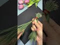 Lets make a mini broom with pine needles craft art viral