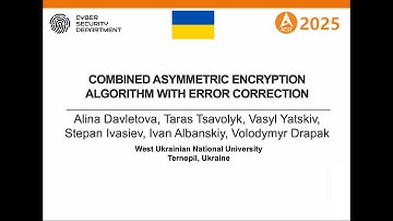 Combined Asymmetric Encryption Algorithm with Error Correction - ACIT