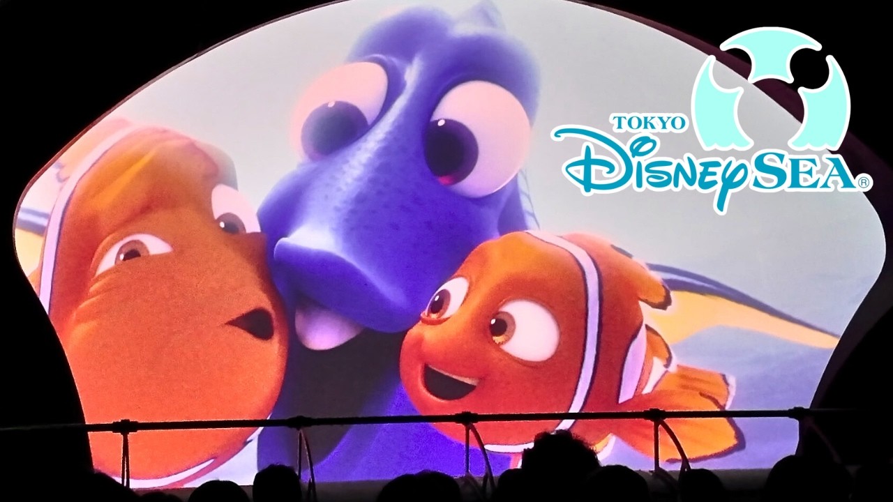 [4K] Немо и его друзья SeaRider 🐠 60 кадров в секунду POV | Прогулка по парку DisneySea в Токио