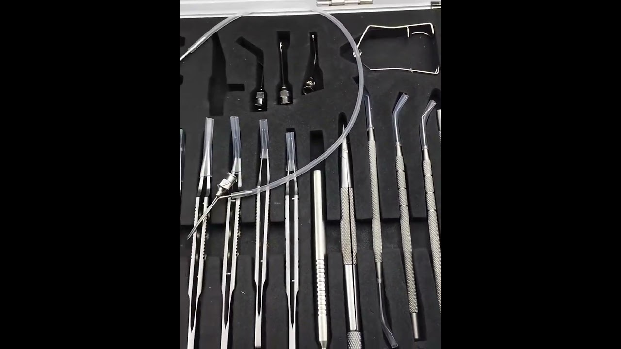 Titanium Alloy/Stainless steel Eye Ophthalmic Set Instrument Eye Micro Tweezers Scissors