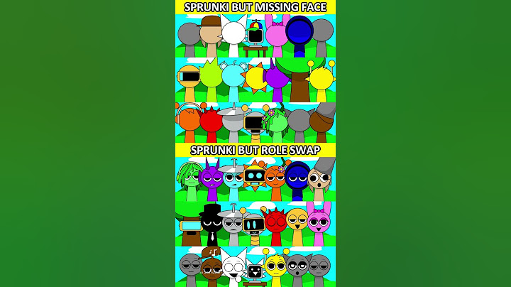Angry Sprunki MIssing Face Role Swap🔥🎶#incredibox #sprunki #roblox #shorts