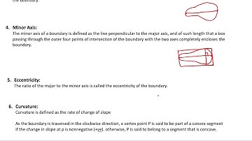 Simple Boundary Descriptors | Digital Image Processing